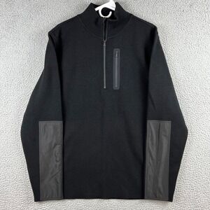 Aztech Mountain Aspen Matterhorn 1/2 Zip Sweater Jacket Black Men's XXL